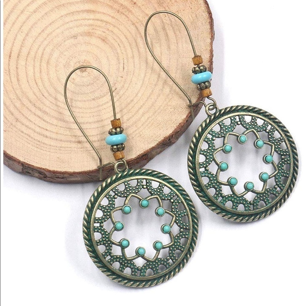 BOHEMIAN Dangling Beaded Statement Earrings